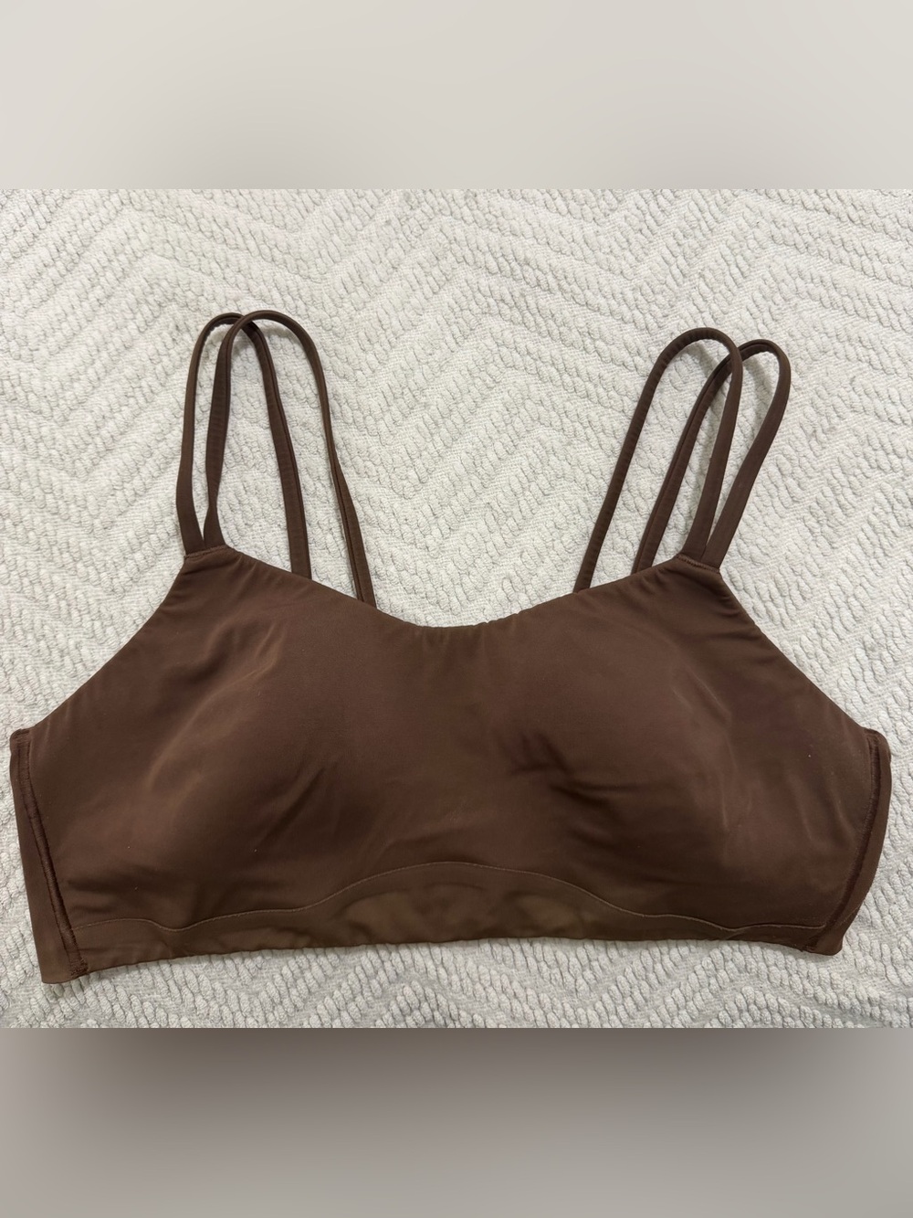 lululemon athletica Double-Strap like a cloud bra Wireless  - Brown 10